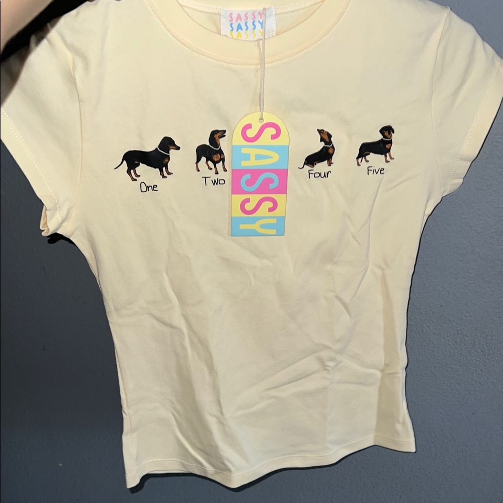 NEW Yellow cute Top